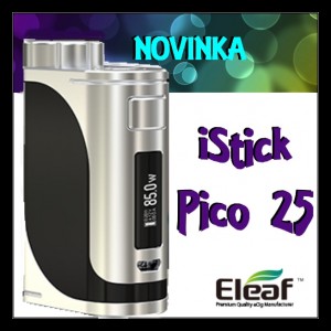 Ismoka Eleaf Grip iStick Pico 25 TC MOD 85W stříbrná/černá